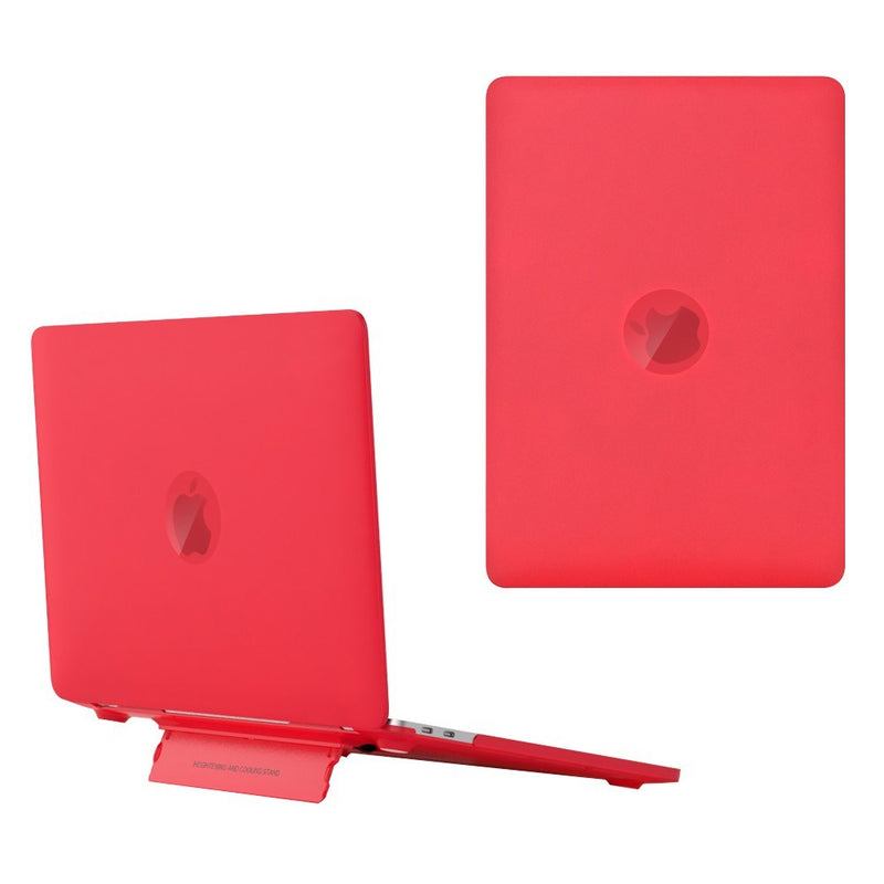 MacBook Air 13 (2020/2018) - Hard cover til front og bagside med Kickstand - Rød