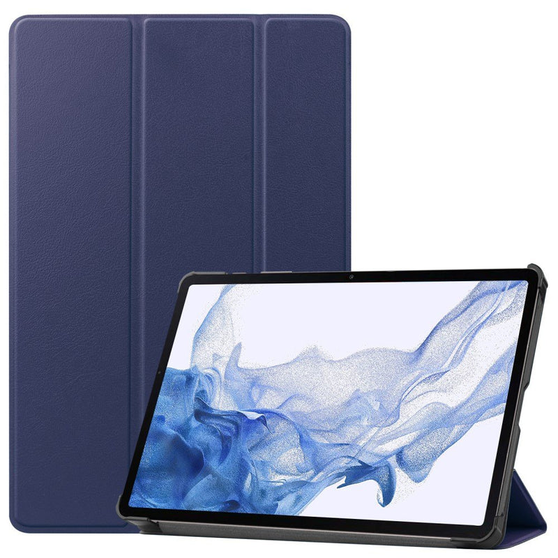 Samsung Galaxy Tab S9 - Tri-Fold læder cover - Blå