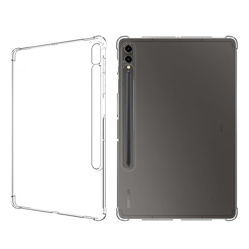 Samsung Galaxy Tab S9 Plus - Shockproof gummi cover - Transparent