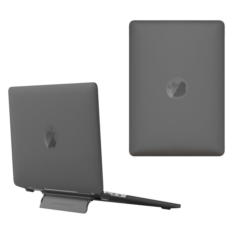 MacBook Air 15 M3 / Air 15 M2 (2024/2022) - Hard cover til front og bagside med Kickstand - Sort