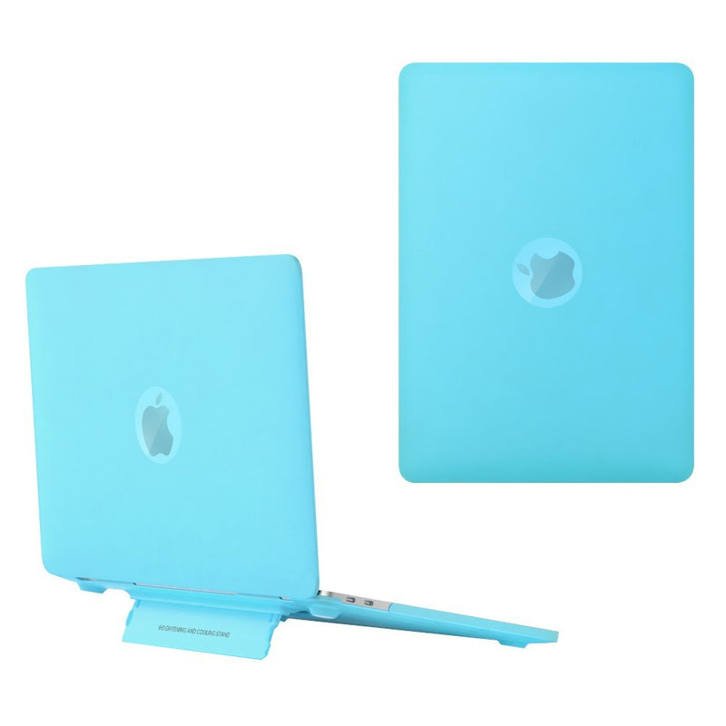 MacBook Air 15 M3 / Air 15 M2 (2024/2022) - Hard cover til front og bagside med Kickstand - Blå