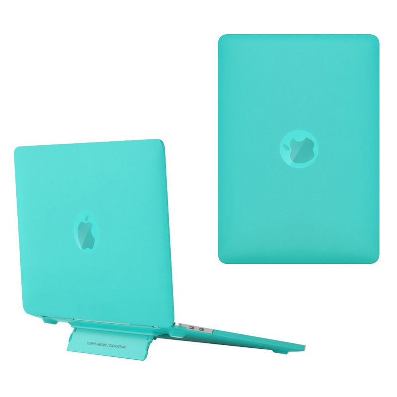 MacBook Air 15 M3 / Air 15 M2 (2024/2022) - Hard cover til front og bagside med Kickstand - Lysegrøn