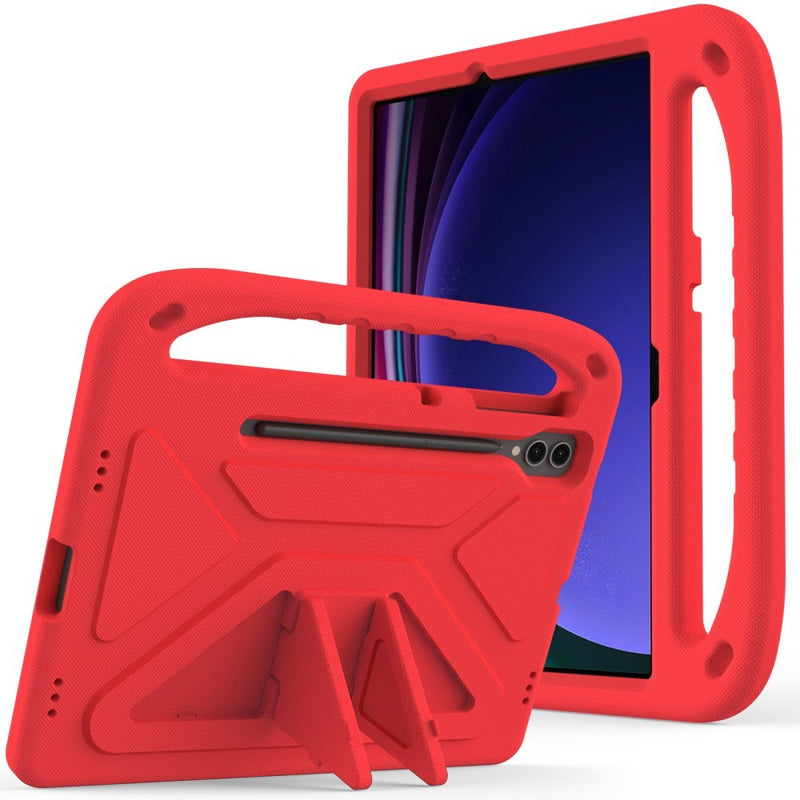 Samsung Galaxy Tab S9 Plus / Tab S8+/S7+ - Hybrid EVA cover - Børnevenligt - Rød