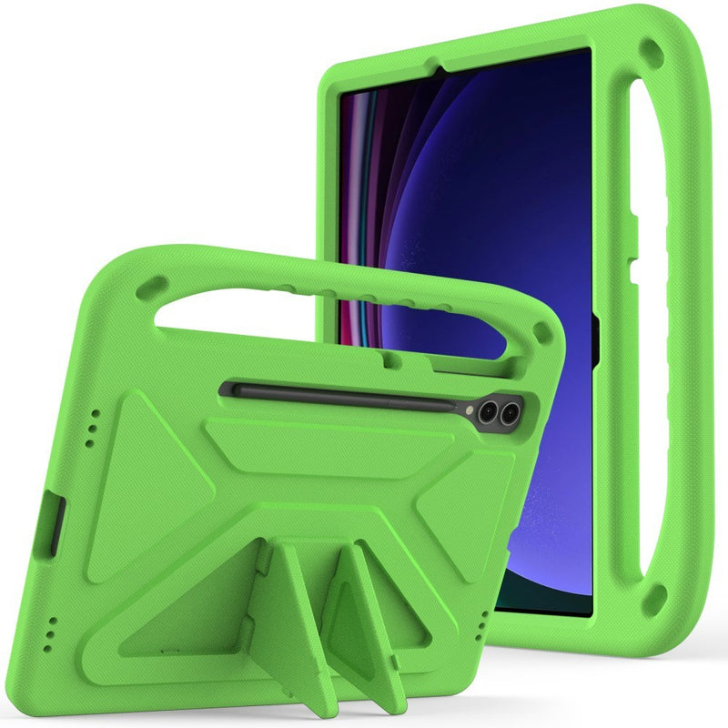 Samsung Galaxy Tab S9 Plus / Tab S8+/S7+ - Hybrid EVA cover - Børnevenligt - Grøn