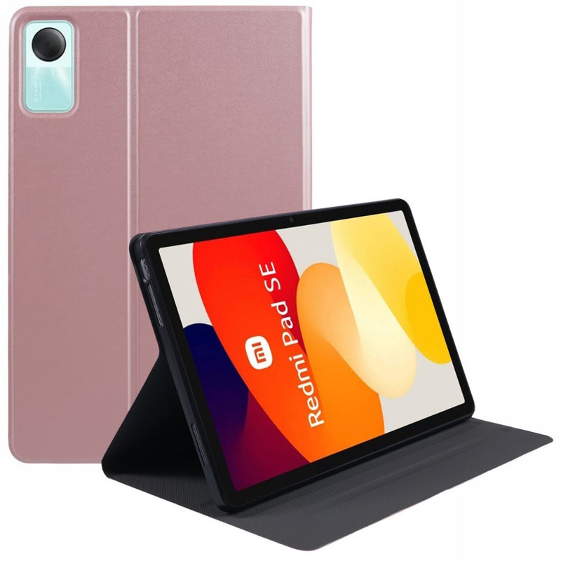 Xiaomi Redmi Pad SE - Slim læder cover - Rosa guld