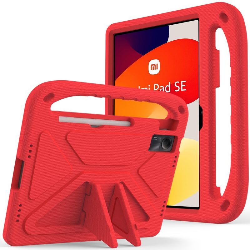 Xiaomi Redmi Pad SE - Hybrid EVA cover - Børnevenligt - Rød