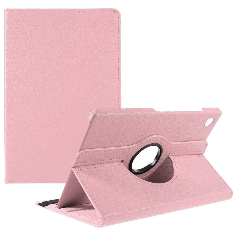 Samsung Galaxy Tab A9 Plus (2023) - Læder cover 360 grader roterbar - Pink