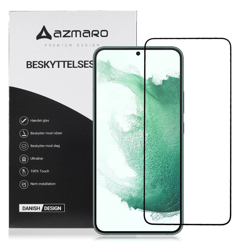 Samsung Galaxy S23 Plus 5G - Azmaro Premium hærdet beskyttelsesglas - Komplet dækning