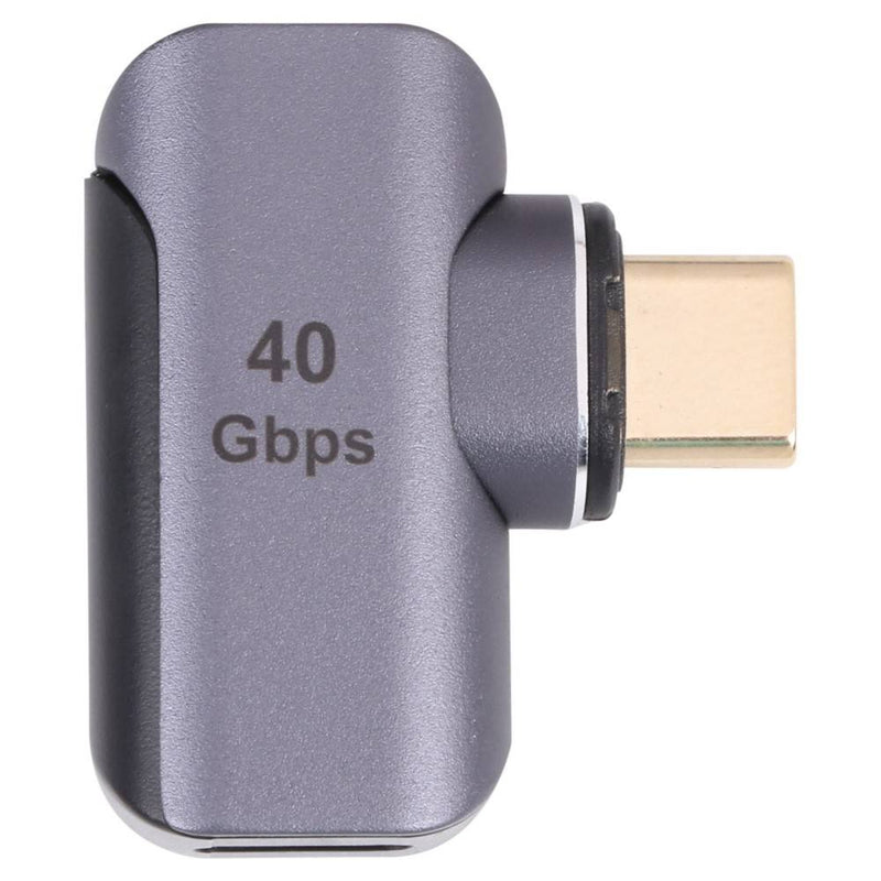 USB-C (han) til USB-C (hun) adapter - 40 Gbps - Grå