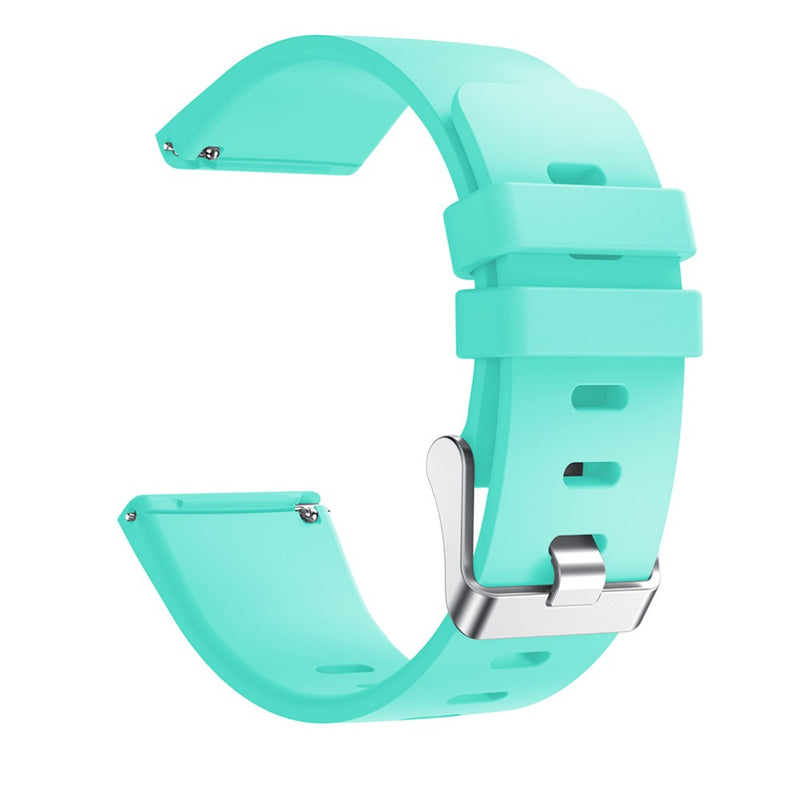 Fitbit Versa Lite/Versa/Versa 2 - Silikone rem - Str. L - Cyan