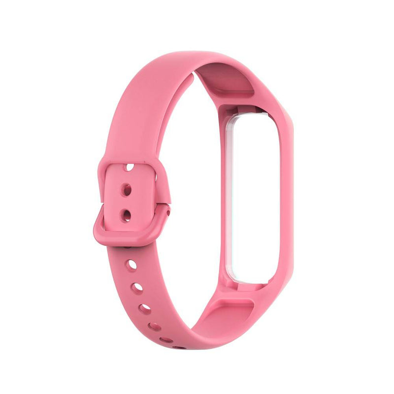 Samsung Galaxy Fit 2 - Silikone rem & ramme i 2-i-1 design - Pink