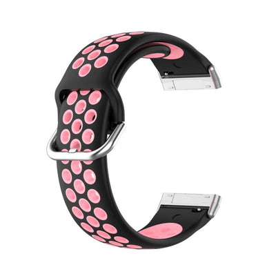 Se Fitbit Versa 3 / Sense - Silikone urrem 23 mm Str. L - Sort/pink ❤ Kæmpe udvalg i Capida ❤ Hurtig levering: 1 - 2 Hverdage samt billig fragt - Varenummer: CPD-V33680601011E og barcode / Ean: på lager - Udsalg på Bolig og fritid Spar op til 67% - Over 1324 kendte brands på udsalg