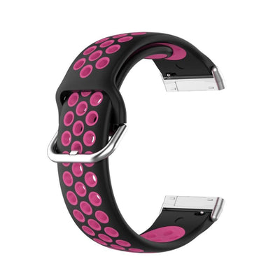 Se Fitbit Versa 3 / Sense - Silikone urrem 23 mm Str. L - Sort/Rosa ❤ Kæmpe udvalg i Capida ❤ Hurtig levering: 1 - 2 Hverdage samt billig fragt - Varenummer: CPD-V33680601011G og barcode / Ean: på lager - Udsalg på Bolig og fritid Spar op til 66% - Over 1324 kendte brands på udsalg