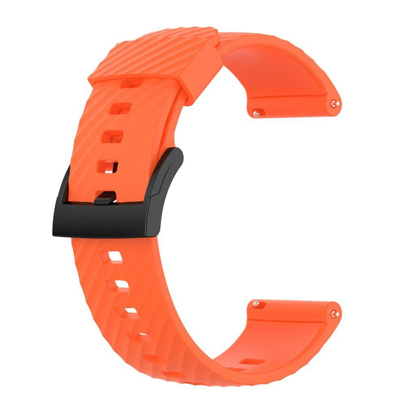 Suunto 9 / 9 Baro / Suunto 7 / Suunto D5 - Silikone rem 24 mm - Orange