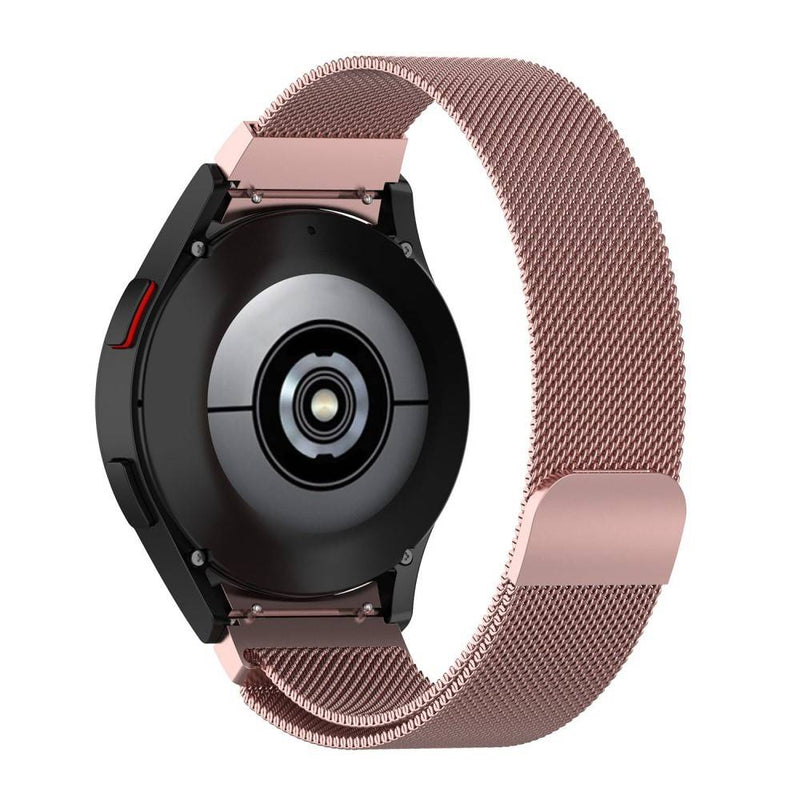 Samsung Galaxy Watch 5 44 / 40mm / Watch 5 Pro 45mm - Milanese Loop urrem m/magnetisk lukning - Pink