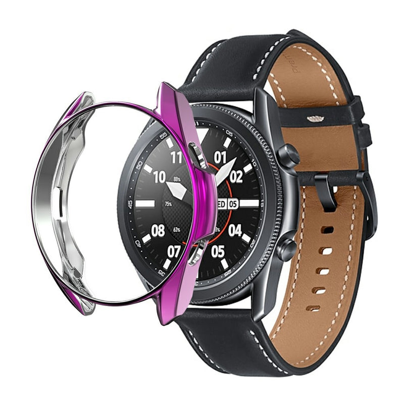 Samsung Galaxy Watch 3 45mm - Blødt gummi cover/bumper - Lilla