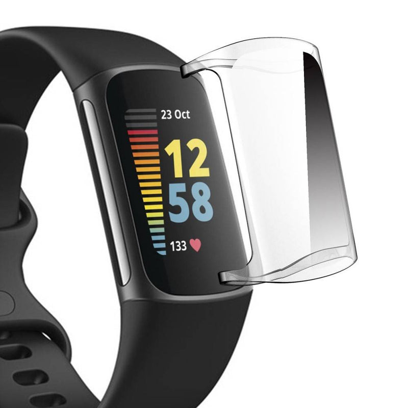 Fitbit Charge 5 - ENKAY TPU gummi cover - Transparent