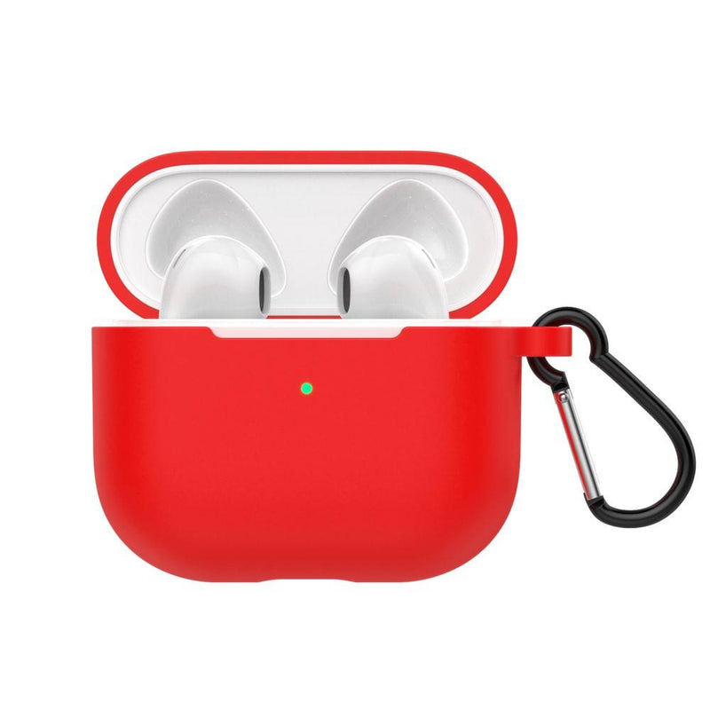 Apple AirPods 3 -Silikone beskyttelses cover til opladerbox - Rød