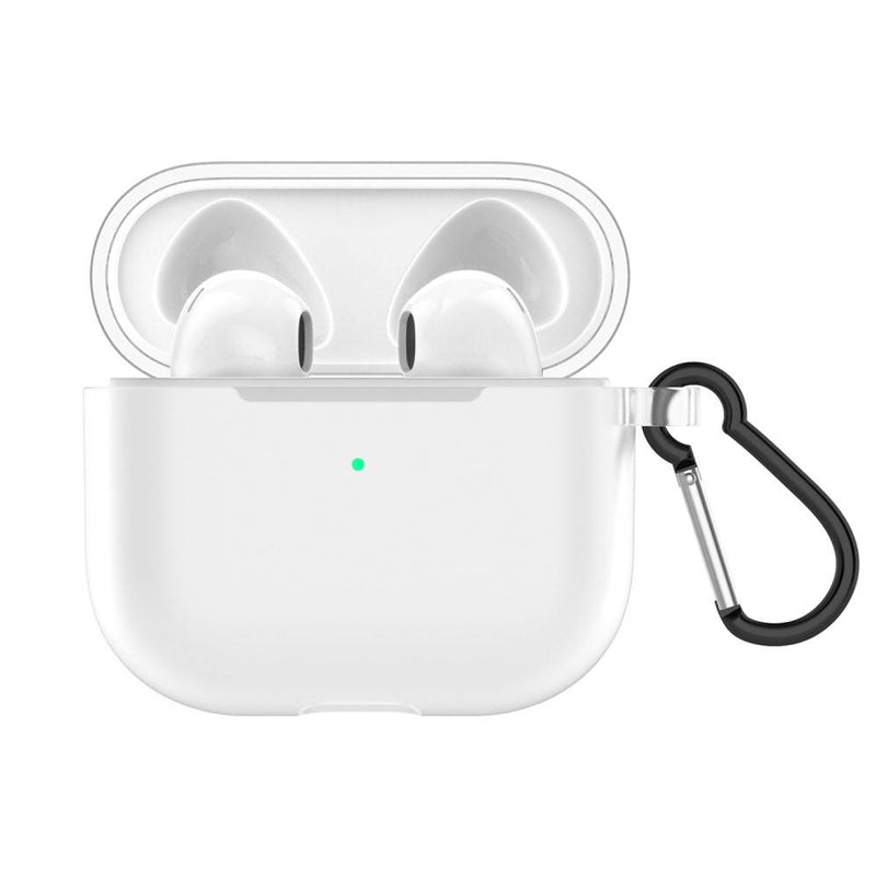 Apple AirPods 3 -Silikone beskyttelses cover til opladerbox - Transparent