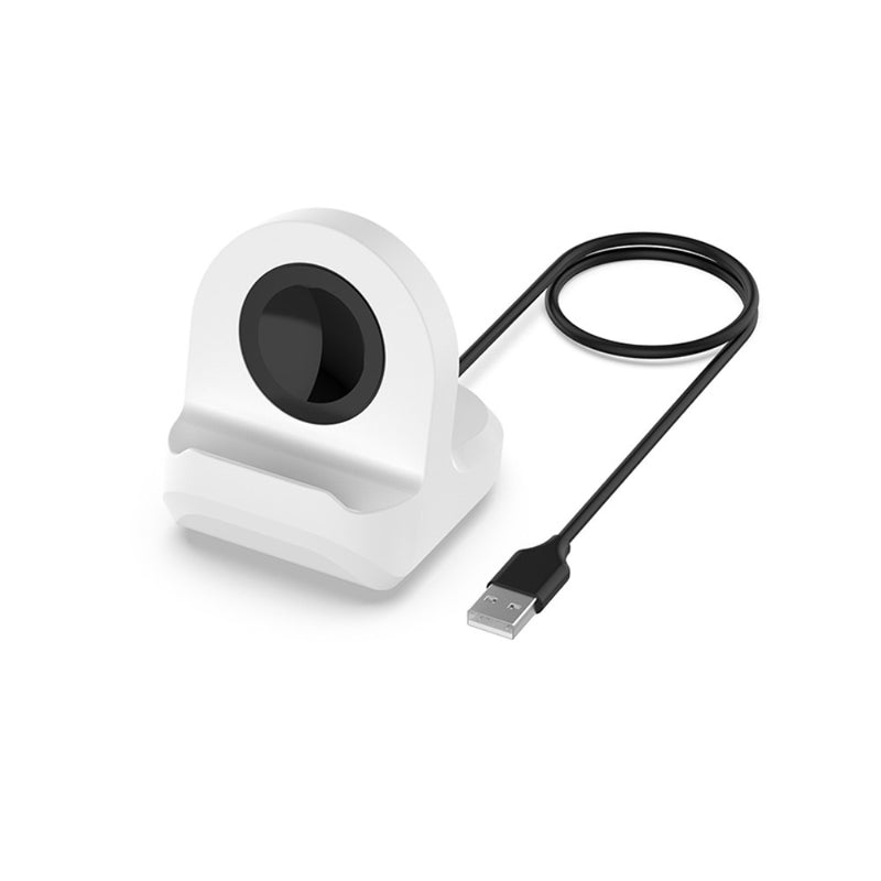 Samsung Galaxy Watch5 40mm / Watch5 44mm - Silikone holder til trådløs oplader - Hvid