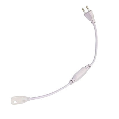 Stik til 230V LED strip (COB) - Inkl. endeprop, 230V