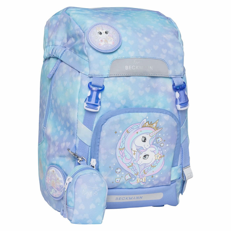 Se Beckmann Skoletaske 22L Unicorn Princess Ice Blue One size ✔ Kæmpe udvalg i  Beckmann ✔ Hurtig levering: 1 - 2 Hverdage samt billig fragt - Varenummer: JUCO-110159a og barcode / Ean: &