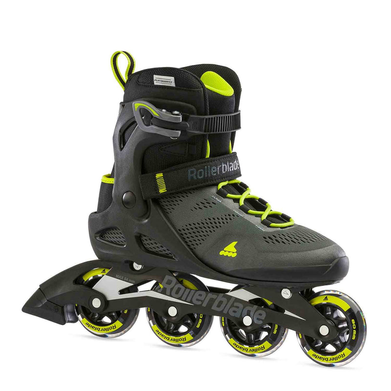 Se Rollerblade Macroblade 80 Black Lime 40 ✔ Kæmpe udvalg i  Rollerblade ✔ Hurtig levering: 1 - 2 Hverdage samt billig fragt - Varenummer: JUCO-7100600_40 og barcode / Ean: &