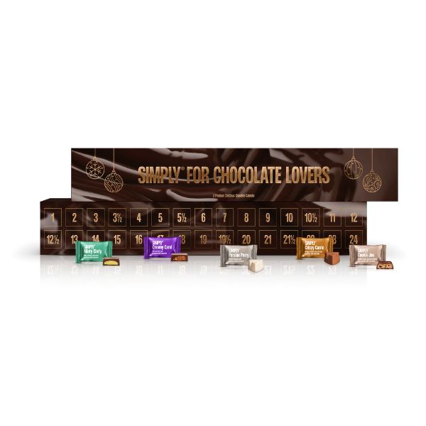 Chokolade Julekalender "Chocolate Lovers" 300g.