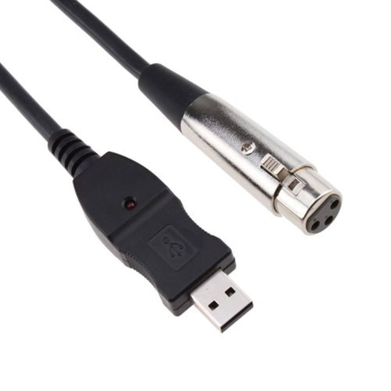 USB (han) til XLR (hun) adapter kabel - 3m