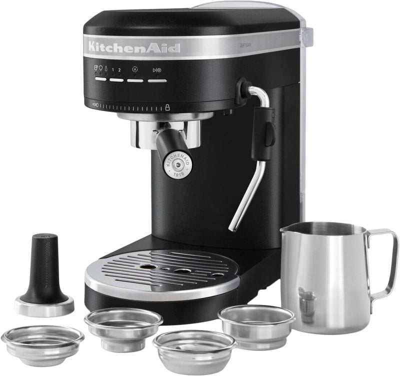 Se KitchenAid Kitchenaid Artisan Espressomaskin Artisan I Matte Black 5K - Kaffemaskiner Stål ❤ Stort online udvalg i KitchenAid ❤ Meget billig fragt og hurtig levering: 1 - 2 hverdage - Varenummer: MGS-S11655097 og barcode / Ean: 8003437607554 på lager - Udsalg på Bolig - Køkkenudstyr - Kaffe & te - Kaffemaskiner Spar op til 64% - Over 1150 kendte brands på udsalg