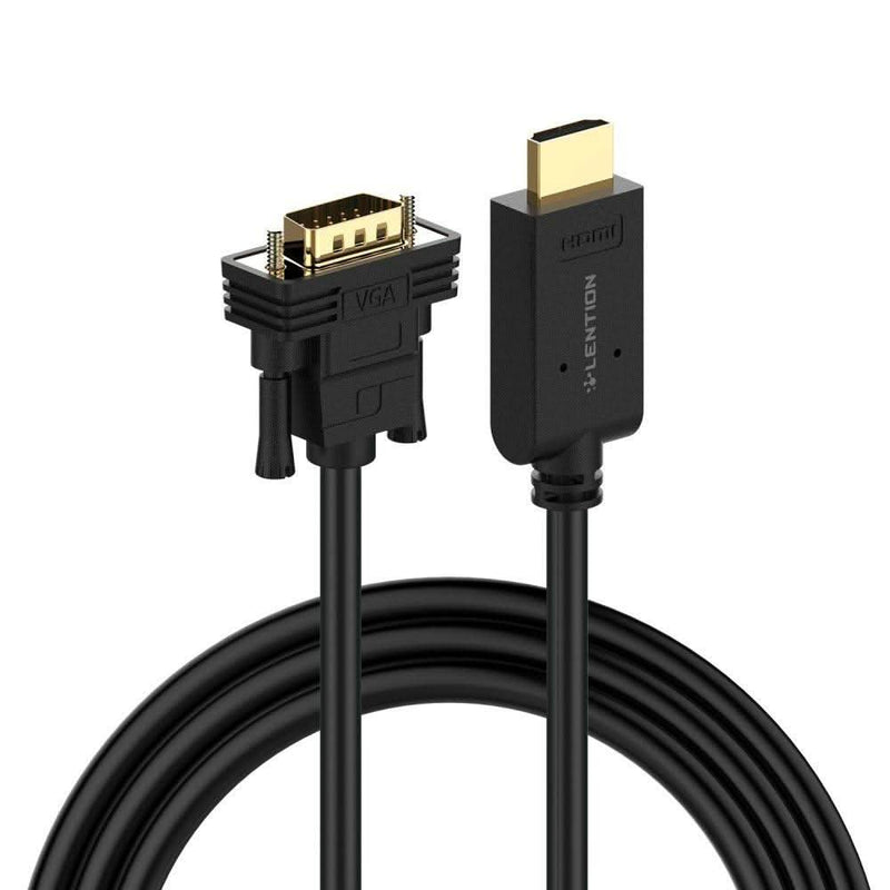 Se LENTION - HDMI til VGA adapter kabel - 1080P Fuld HD - 1.8m ❤ Kæmpe udvalg i Capida ❤ Hurtig levering: 1 - 2 Hverdage samt billig fragt - Varenummer: CPD-V33801202861A og barcode / Ean: på lager - Udsalg på PC-Mac Tilbehør/Kabler & Adaptere/Billedkabler/VGA kabler/HDMI til VGA Spar op til 67% - Over 1334 design brands på udsalg