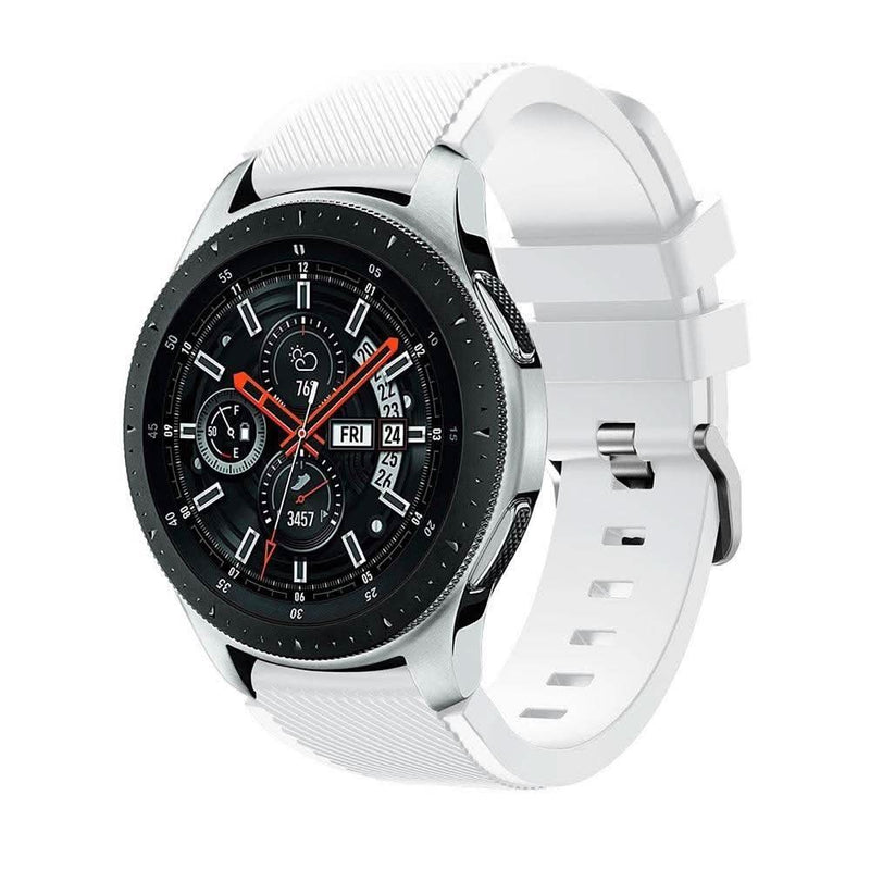 Se Samsung Galaxy Watch 46mm - Twill Silikone urrem - passer til håndled 140-215mm - Hvid ❤ Kæmpe udvalg i Capida ❤ Hurtig levering: 1 - 2 Hverdage samt billig fragt - Varenummer: CPD-V33841300588B og barcode / Ean: på lager - Udsalg på Bolig og fritid Spar op til 52% - Over 1354 kendte brands på udsalg