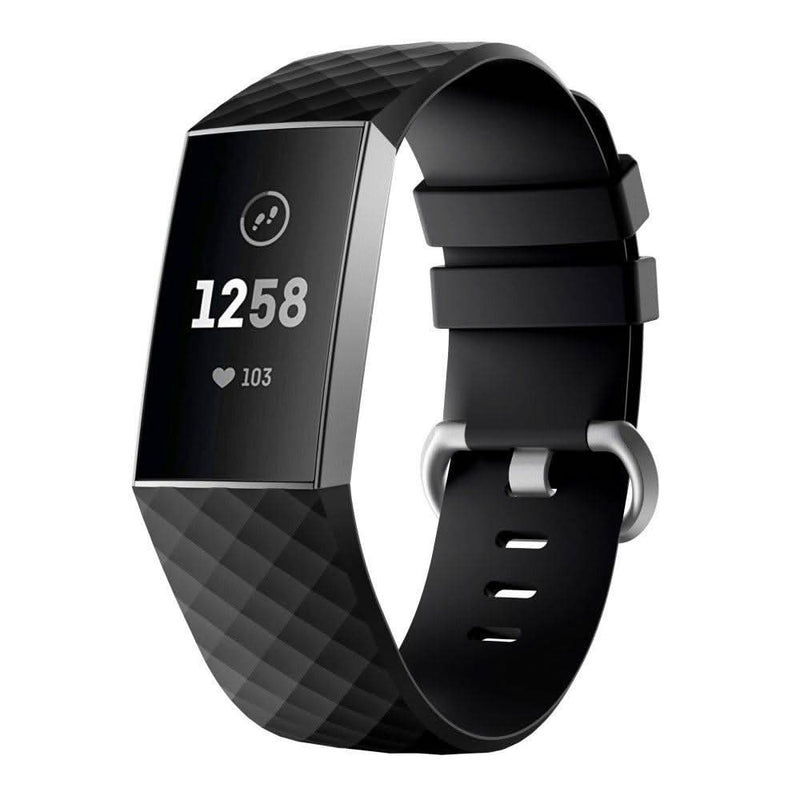 Se Fitbit Charge 3 / Charge 4 - Silikone urrem - Åndbar - Str- L - Sort ❤ Kæmpe udvalg i Capida ❤ Hurtig levering: 1 - 2 Hverdage samt billig fragt - Varenummer: CPD-V33841300694A og barcode / Ean: på lager - Udsalg på Bolig og fritid Spar op til 52% - Over 1354 kendte brands på udsalg