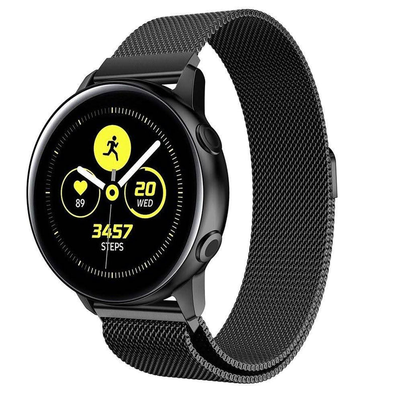 Se Samsung Galaxy Watch Active - Milanese rustfrit stål urrem - Sort ❤ Kæmpe udvalg i Capida ❤ Hurtig levering: 1 - 2 Hverdage samt billig fragt - Varenummer: CPD-V33841300934A og barcode / Ean: på lager - Udsalg på Bolig og fritid Spar op til 65% - Over 1354 kendte mærker på udsalg