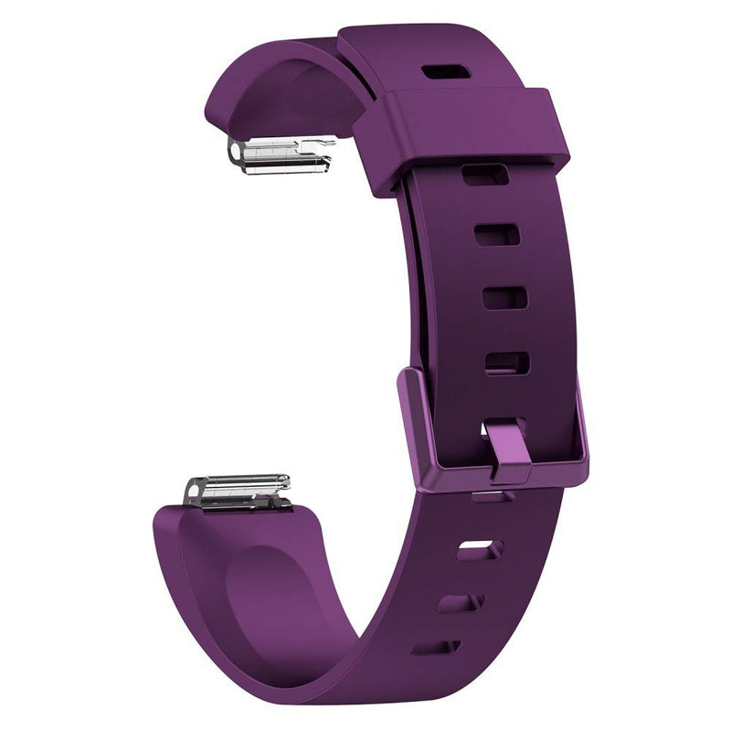 Fitbit Inspire / Inspire HR - Silikone rem - Str. S - Mørkelilla