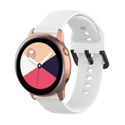 Se Samsung Galaxy Watch Active - Silikone fleksibel urrem - Hvid str. S ❤ Kæmpe udvalg i Capida ❤ Hurtig levering: 1 - 2 Hverdage samt billig fragt - Varenummer: CPD-V33841301207B og barcode / Ean: på lager - Udsalg på Bolig og fritid Spar op til 63% - Over 1354 kendte mærker på udsalg