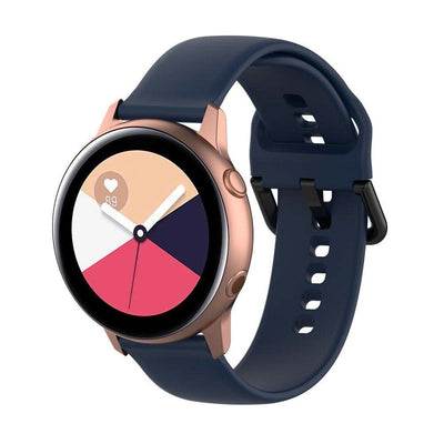 Se Samsung Galaxy Watch Active - Silikone fleksibel urrem - Mørkeblå str. S ❤ Kæmpe udvalg i Capida ❤ Hurtig levering: 1 - 2 Hverdage samt billig fragt - Varenummer: CPD-V33841301207I og barcode / Ean: på lager - Udsalg på Bolig og fritid Spar op til 61% - Over 1354 kendte mærker på udsalg