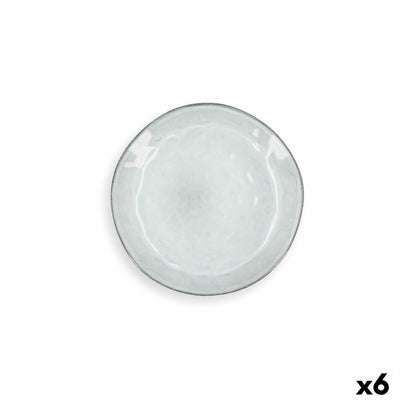Dyb tallerken Quid Boreal Keramik Blå (21 cm) (Pack 6x)