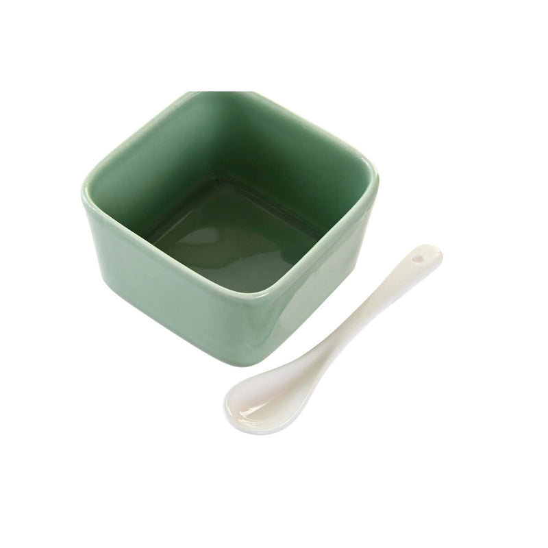 Appetizere sæt Porcelæn Multifarvet Bambus 8 Dele 30 x 30 x 6 cm