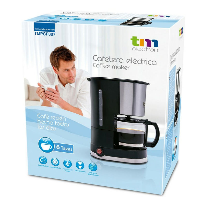 Kaffemaskine TM Electron 0,6 L 6 Kopper