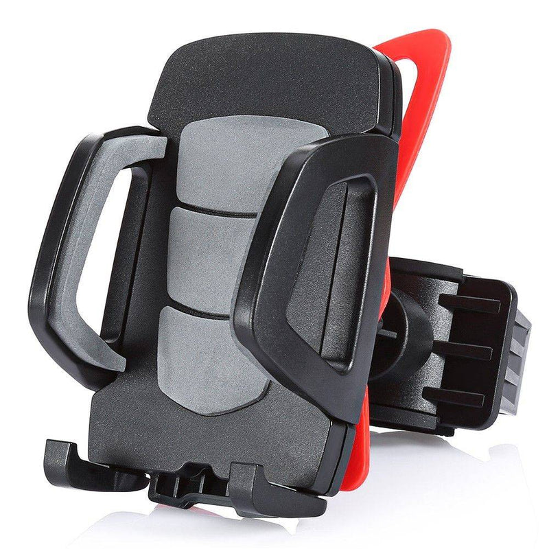 Universal justerbar mobil cykelholder til smartphones i B: 6-9 cm. - Sort