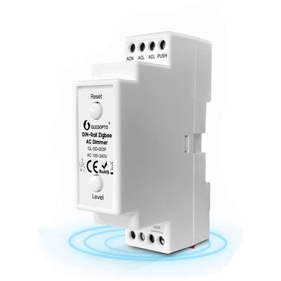 Zigbee dæmper modul til DIN-skinne - Gledopto, Zigbee 3.0, 200W