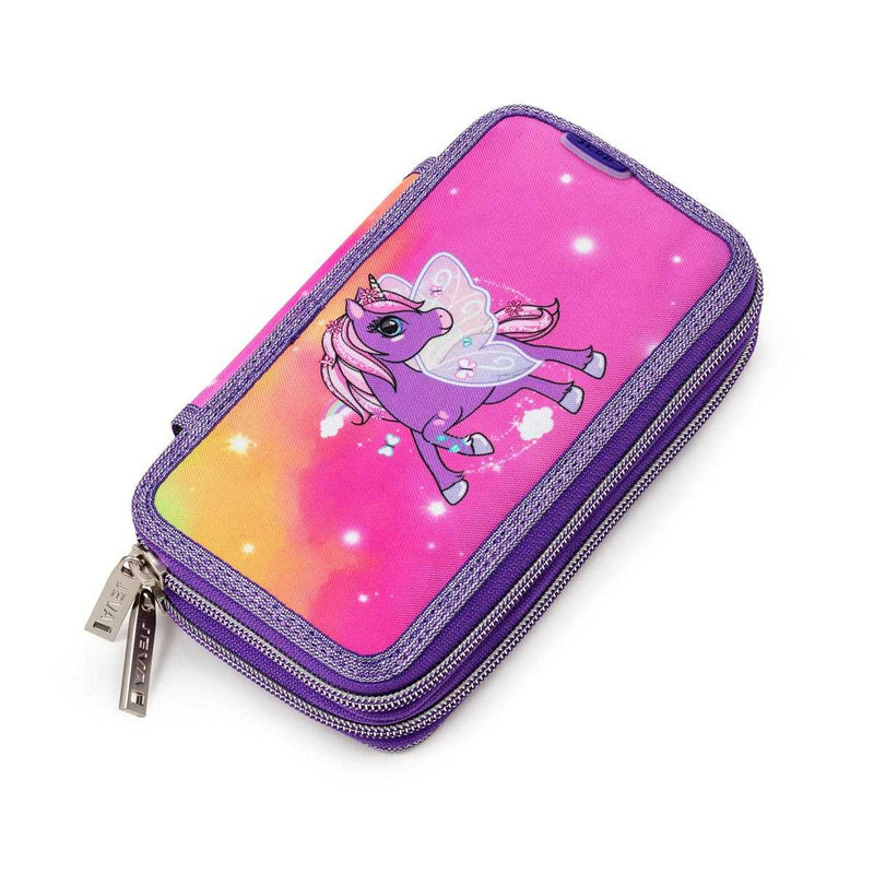 Se Jeva Two-Zip Pencil Case Rainbow Alicorn One size ✔ Kæmpe udvalg i  Jeva ✔ Hurtig levering: 1 - 2 Hverdage samt billig fragt - Varenummer: JUCO-8865-18 og barcode / Ean: &