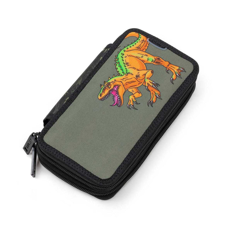 Se Jeva Two-Zip Pencil Case Camou Dino One size ✔ Kæmpe udvalg i  Jeva ✔ Hurtig levering: 1 - 2 Hverdage samt billig fragt - Varenummer: JUCO-8865-23 og barcode / Ean: &