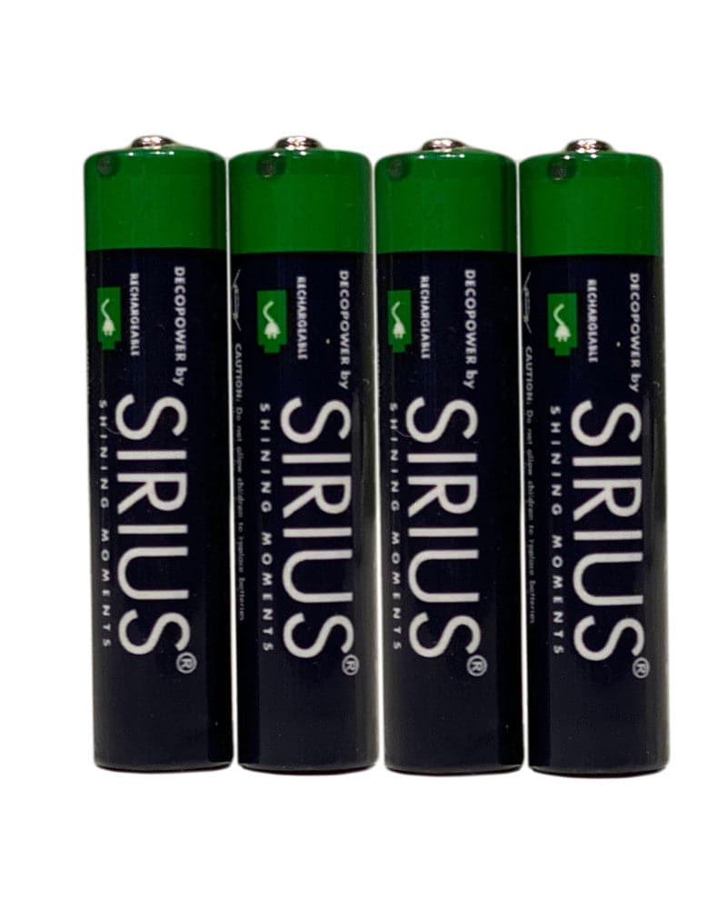 Se Sirius - AAA DecoPower Genopladelige batterier, sæt á 4 stk. ✔ Kæmpe udvalg i Sirius ✔ Hurtig levering: 1 - 2 Hverdage samt billig fragt - Varenummer: RKTK-SI88807 og barcode / Ean: &