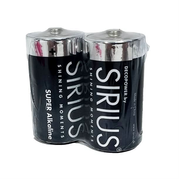 Se Sirius Decopower LR14 batteri str. C pakke med 2 stk.1,5 volt - Elektronik > Batterier - SIRIUS - Spotshop ✔ Kæmpe udvalg i  SIRIUS ✔ Hurtig levering: 1 - 2 Hverdage samt billig fragt - Varenummer: SPSH-SIR88822 og barcode / Ean: &