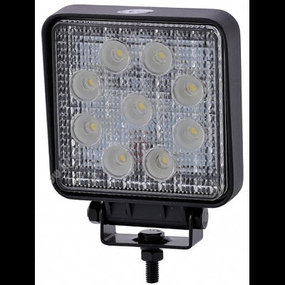 27W LED arbejdslampe - Bil, lastbil, traktor, trailer, udrykningskøretøjer, kold hvid, 12V / 24V