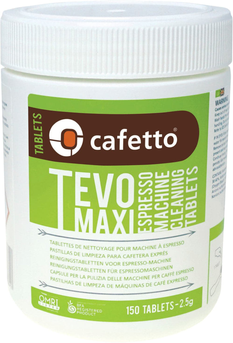 Se Cafetto Cafetto Tevo Maxi Tablet 150 stk - Tilbehør Til Kaffe ❤ Stort online udvalg i Cafetto ❤ Meget billig fragt og hurtig levering: 1 - 2 hverdage - Varenummer: MGS-S12003882 og barcode / Ean: 9345941278523 på lager - Udsalg på Bolig - Køkkenudstyr - Kaffe & te - Tilbehør til kaffe Spar op til 51% - Over 1324 kendte brands på udsalg