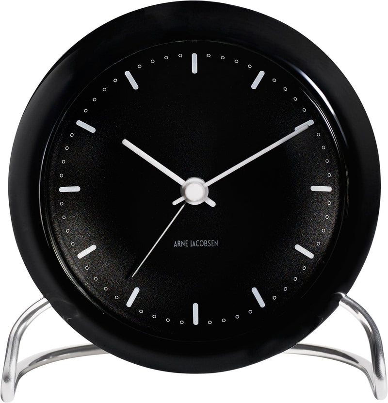 Se Arne Jacobsen Clocks AJ City Hall Bordur Sort/sort, Ø 11 cm, Alarm Str D: 6,7 B:11,3 H:12 Ø:11 cm - Ure & Vejrstationer ❤ Stort online udvalg i Arne Jacobsen Clocks ❤ Meget billig fragt og hurtig levering: 1 - 2 hverdage - Varenummer: MGS-S00113722 og barcode / Ean: 5709513436737 på lager - Udsalg på Bolig - Interiør - Ure & vejrstationer Spar op til 67% - Over 1124 kendte brands på udsalg