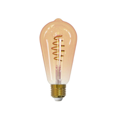 Se Airam Airam Smarta Hemp Filament LED-Edison lyskilde amber, st64, spiral e27, 6w ❤ Kæmpe udvalg i Airam ❤ Hurtig levering: 1 - 2 Hverdage samt billig fragt - Varenummer: NDN-554695-01 og barcode / Ean: '6435200280572 på lager - Udsalg på Home & Garden - Lighting - Light Bulbs Spar op til 63% - Over 1312 kendte brands på udsalg